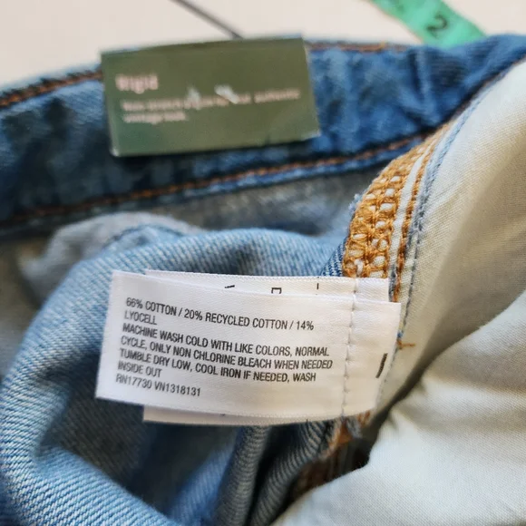 Wild Fable mid-rise cargo baggy women's jeans, size 00. - Picture 6 of 8